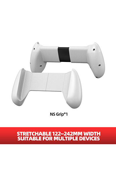 Choice حامل حماية قابل للاستبدال بمقبض يد J01WHITE لحافظة NS Switch OLED المح...