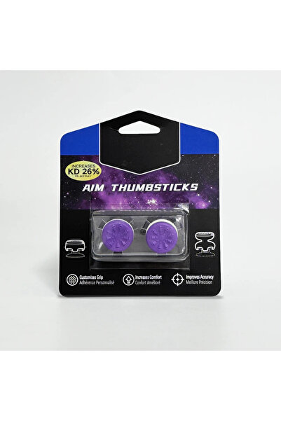 Choice JC-Purple 2 قطعة من قبضة الإبهام المصنوعة من السيليكون لوحدة التحكم في...