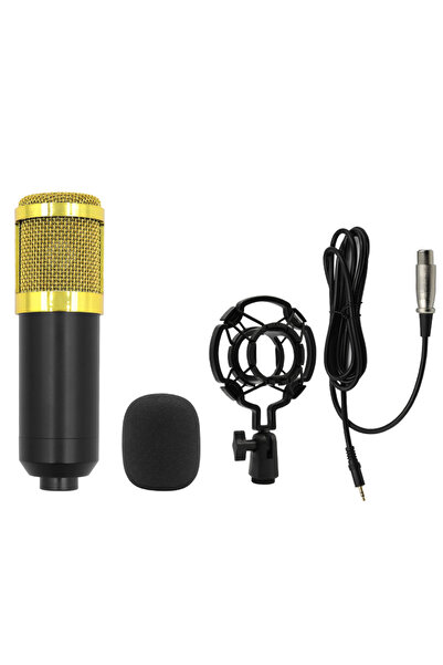 Choice ميكروفون أسود ميكروفون V8V8S بطاقة صوت مجموعة البث المباشر كمبيوتر هاتف محمول مرساة تسجيل