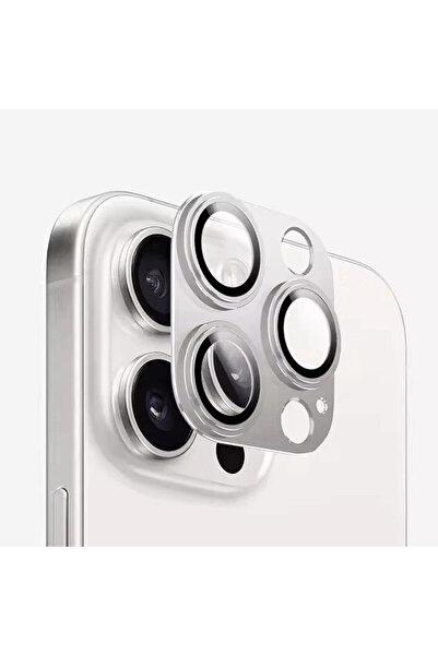 Choice واقي عدسة الكاميرا الفضي لهاتف iPhone 15Pro Max لهاتف iPhone 15 16 Pro...