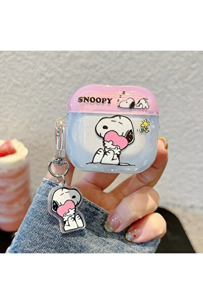 Miniso حافظة سماعة أذن شفافة بتصميم كرتوني لطيف لسماعات Airpods 3، لأجهزة Air...