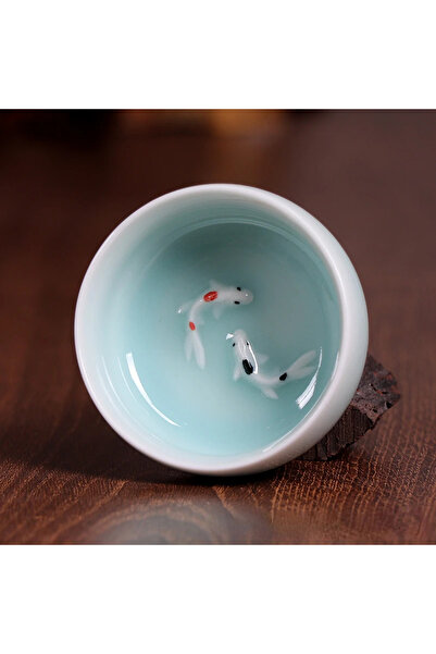 Choice أكواب شاي بورسلين سيلادون ذهبية متشققة 60 مل، وعاء كوب شاي لونغكوان رق...