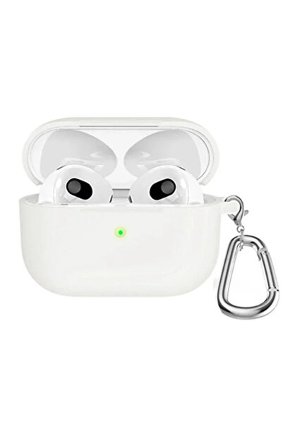 Choice لسماعات Airpods 4 باللون الأبيض 01 أغطية سماعات أذن من السيليكون الناع...