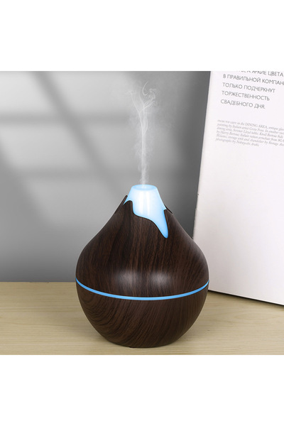 Choice 200 مل من الخشب الداكن 350 مل من موزع الزيوت العطرية العطرية بحبيبات الخشب مع جهاز تحكم عن بعد بالموجات فوق الصوتية