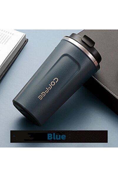 Choice كوب قهوة أزرق 510 مل 350 مل/500 مل من الفولاذ المقاوم للصدأ، كوب حراري...