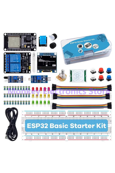 Choice مجموعة أدوات بدء تشغيل وحدة ESP32 ESP-32S WIFI لوحة تطوير ESP32 WIFI و...
