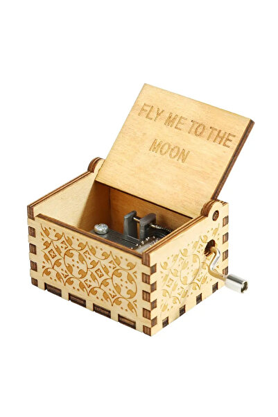 Choice صندوق موسيقى خشبي بمقبض يدوي 04، موضوع موسيقى "بوهيميان رابسودي" "أنت ...