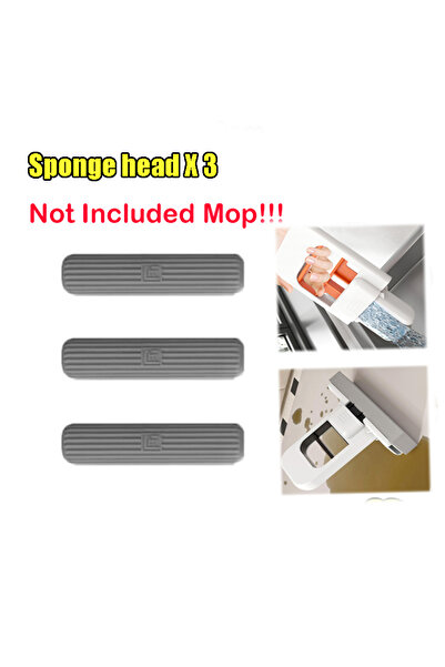 Choice5 3PCS sponge Strong Absorbent Mini Mop Dust Removal Portable Cleaning ...