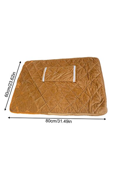 Choice بطانية تدفئة كهربائية شتوية بنية اللون، بطانية تدفئة لاسلكية بمنفذ USB...