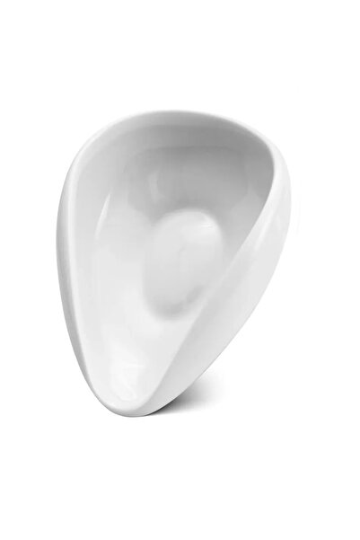 Choice White Bean plate Coffee Bean Dosing Cup and Spoon Set, Ceramic Dosing ...