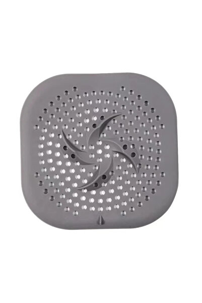 Choice غطاء تصريف الشعر من مصفاة الدش الرمادية مقاس 15 سم مع كوب شفط وغطاء تص...