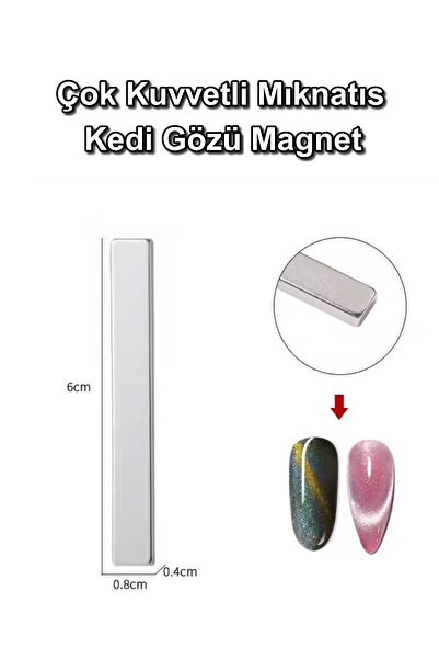 Easy Beauty Kedi Gözü Mıknatıs - Çok Kuvvetli Mıknatıs - Cat Eye Magnet - Kal...