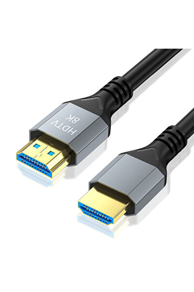 Choice كابل HDMI 2.1 أسود 8K بطول 1.5 متر، 8 أمتار و10 أمتار، سرعة فائقة 8K ب...
