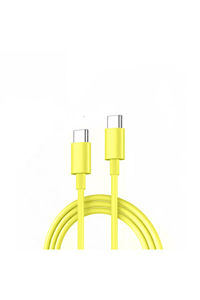 Choice 1 متر 5 قطع صفراء 5 قطع/10 قطع كابل PD 60 واط من النوع C إلى النوع C ل...