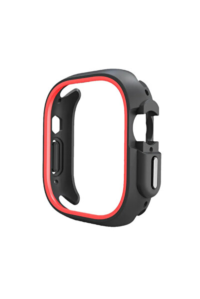Choice 46mm-Series 10 Red Case TPU Case+Silicone Strap for Watch Band Ultra 4...