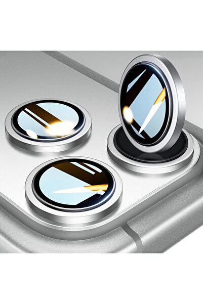 Choice زجاج مقوى لهاتف iPhone 17ProMax زجاج مقوى من سبائك الألومنيوم الفضي له...