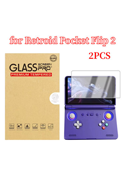 Choice 2Pcs Tempered Glass 9H HD Screen Protector Scratch-resistant Tempered Film for Retroid Pocket Fli...