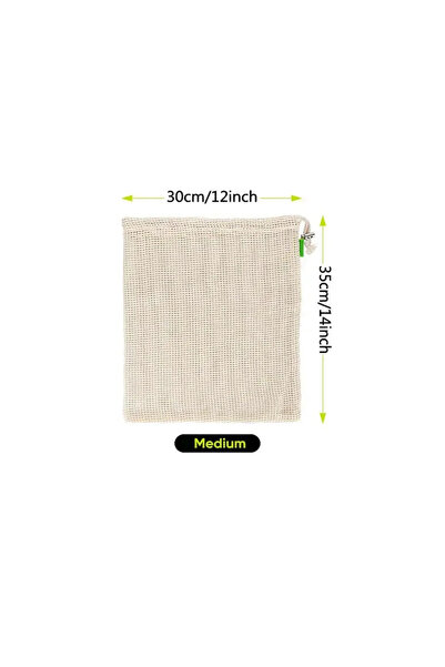 Choice M fruit mesh bag with drawstring organic cotton mesh bag Reusable Biodegradable eco-friendly fruit .