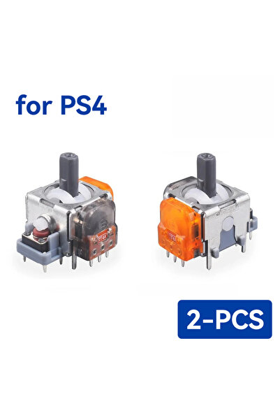 Choice PS4 قطعتان من عصا التحكم اللولبي TMR لجهاز تحكم الألعاب PS4/PS5 وحدة ا...