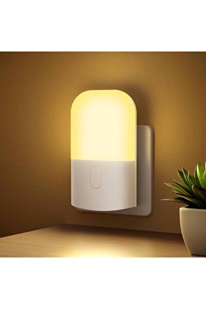 Choice EU 1pc EU Plug 1/2pcs Plug-in LED Night Light, Mini Warm White LED Nig...