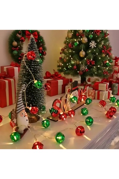 Choice 4.5 متر 30 ليد أبيض دافئ قطعة واحدة 10/20/30 ليد سلسلة أضواء جرس عيد ا...