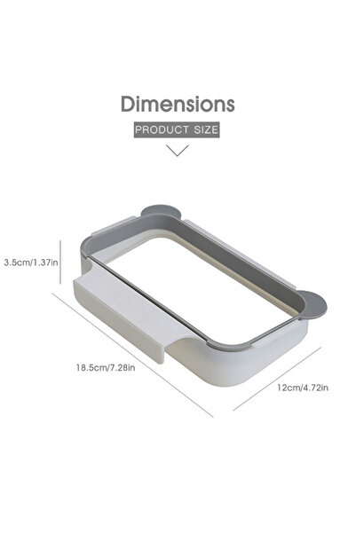 Choice grey Foldable Kitchen Trash Can Trash Bin Hanging Trash Garbage Bag Waste Bin For Kitchen Storage Ho