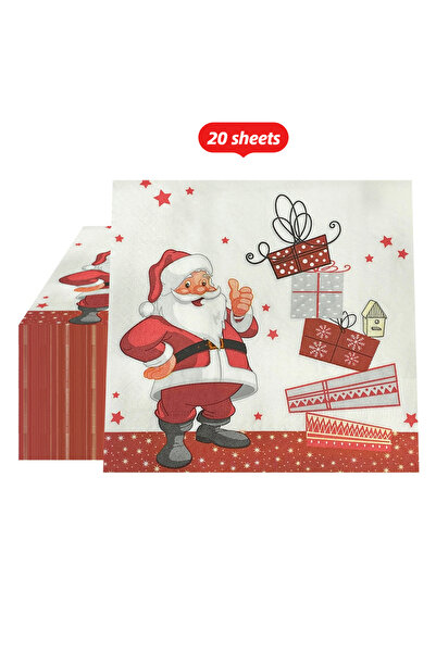 choice2 20 sheets 20/40/60pcs Christmas Party Napkins - Santa Claus,Holiday T...