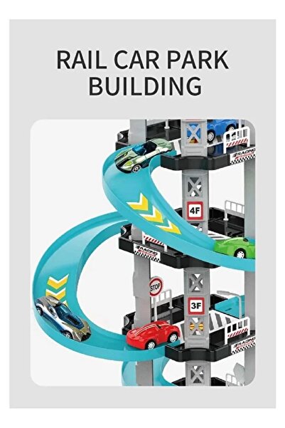 Fun Moment Track and ramp complex with cars and parking