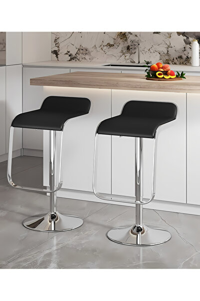 sharpdo 4PCS Bar Chair,High Back Small Round Stool, Comfortable Adjustable High Bar Chair with 360° Swivel