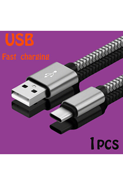 Choice 3m white 1PCS USB A to Type C Charging Cable 2A Fast Charger Nylon Data Cable 1M 2M 3M For Iphone A