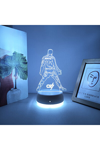 Choice 7 ألوان، قطعة واحدة من ضوء الليل ثلاثي الأبعاد على شكل رياضي، مفتاح لم...