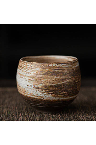 Choice <200 مل 01 كوب شاي ياباني مصنوع يدويًا من الفخار الخام طقم شاي الكونغ ...