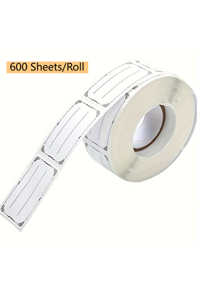 Choice 1 لفة 600 ورقة/لفة ملصقات الفريزر - مقاومة للماء والزيت، ملصقات لاصقة ...