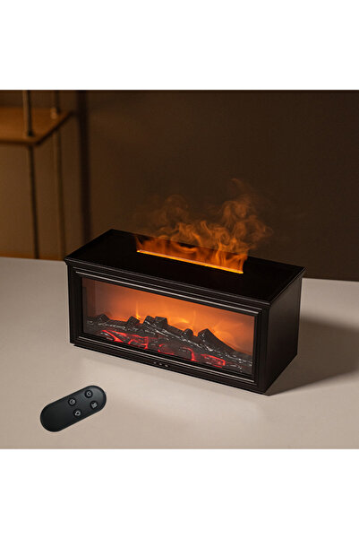 Choice موزع الزيوت العطرية الأسود، موزع زيت لهب الموقد - مرطب عطري للعلاج بالروائح، مُحسّن