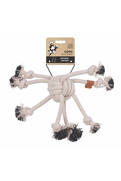 M-PETS Coto Spider Knitted Dog Toy White-38 cm