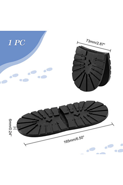 Choice AECH-26938 قطعة واحدة من نعل الكعب السفلي المضاد للانزلاق، مقاوم للتآك...