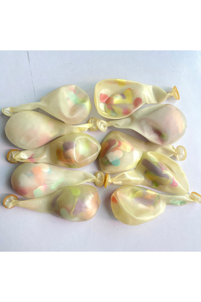 Choice 12 بوصة CY613 10 قطع بالونات آيس كريم عيد ميلاد حفل زفاف شرائط طويلة ورق كونفيتي كبير