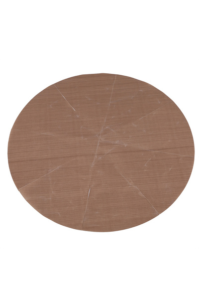 Choice 2 قطعة 6 بوصات حصيرة خبز مستديرة مربعة قابلة لإعادة الاستخدام غير لاصقة مقاومة للحرارة حصيرة ورقية للطهي زيت الفرن-