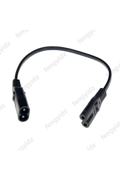 Choice 1.8M fengyidz C7/C8 Power "8" Figure Adapter Converter Cable,European IEC320 C7 Female to C8 Male Pl