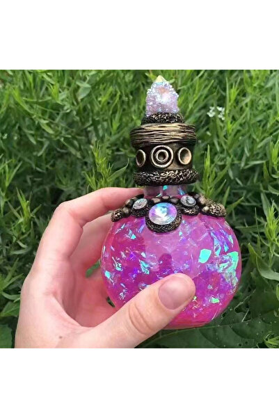 Choice زجاجات جرعات سحرية إبداعية جديدة حمراء مقاس 14 × 8 × 5 سم لتزيين سطح ا...