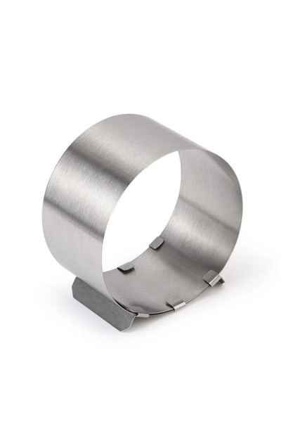 Choice حلقة كعكة قابلة للتعديل مقاس 16-30 سم، قالب حلقة كعكة قابلة للتعديل من الفولاذ المقاوم للصدأ، حلقة خبز دائرية