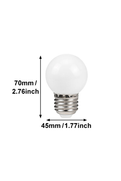 Choice لمبات إضاءة LED بيضاء دافئة 3 وات، 4 قطع/مجموعة، E27، تيار متردد 220 ف...