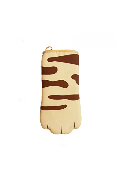 Choice قفازات قطنية طويلة للميكروويف على شكل مخالب قطط لطيفة، قفازات عازلة لل...