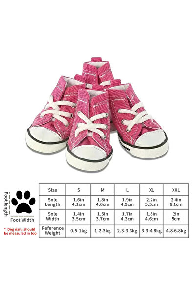 Choice حذاء جديد للحيوانات الأليفة مقاس XXL وردي اللون غير قابل للانزلاق مصنو...