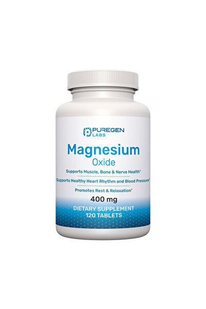 P Puregen Labs PB Biorgen Labs Magnesium Supplement 400 mg, 120 Tablets (Magn...