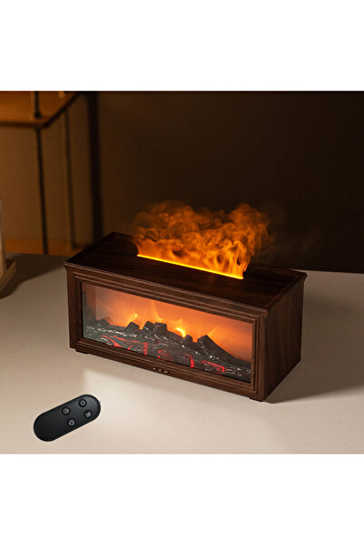 Choice موزع الزيوت العطرية بحبيبات الخشب الداكن، موزع زيت لهب الموقد - مرطب ع...