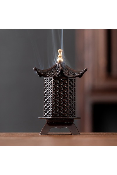 Choice 2 مبخرة بخور جديدة على الطراز الصيني مصنوعة من سبائك الزنك عمودية للاستخدام الداخلي للعلاج بالروائح العطرية ملحقات رمزية جيدة.