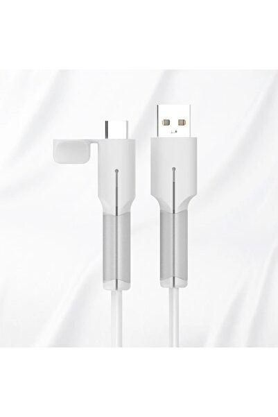 Choice White USB A to C USB Type C Charging Cable Saver Sleeve Data Line Cord...
