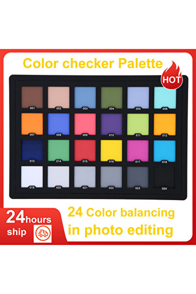 Choice مدقق الألوان Andoer Professional 24 Color checker Palette Board Card T...
