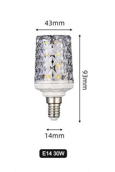 Choice لمبات ذرة LED بيضاء باردة E14 30 واط E27 E14 30 واط 40 واط تيار متردد ...